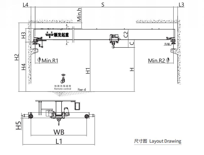 歐式單梁起重機(3.2t)尺寸圖.jpg 歐式單梁起重機